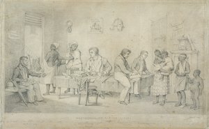 Protector of Slaves Office, Trinidad, ca. 1833 (grafit på vævet papir)