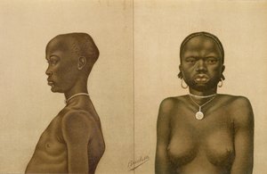Waganda-dreng og Dinka-pige, fra 