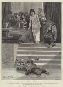 "Cleopatra," af H Rider Haggard (gravering) af Richard Caton II (after) Woodville