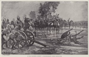 I Colesberg-distriktet, en rekognoscering under vanskeligheder (litho) af Richard Caton II (after) Woodville