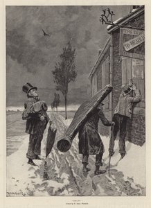 Solgt! (gravering) af Richard Caton II (after) Woodville