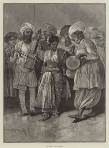 En Nautch-pige danser