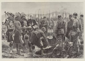 Begravelse af general Wauchope, den faldne chef for Highland Brigade