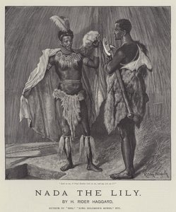 Liljen Nada, af H Rider Haggard af Richard Caton Woodville junior