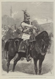 Prins Henrik af Battenberg, i uniformen af Garde-du-Corps af det preussiske husholdningskavaleri af Richard Caton Woodville junior