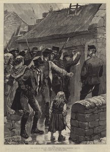 Staten Irland, der serverer en proces i nærheden af Headford, Galway