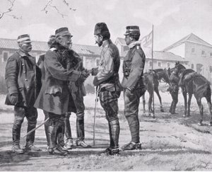 The Surrender of Yanina, illustration fra 