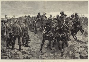 Krigen i Afghanistan, Hesteartilleribatteri og Detachement af 66. Regiment i marts af Richard Caton Woodville junior