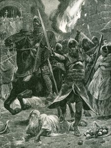 Resultatet af anerkendelsen af Vilhelm I, juledag 1066 af Richard Caton Woodville junior