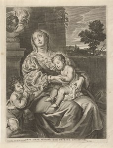 Madonna med Sovende Barn og Johannes Døberen Vor Frue af Bystanten til Brvssel (titel på objekt) af Richard Collin