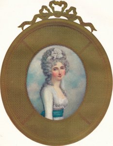 Miniatureportræt af Katherine, Lady Manners, Later Lady Huntingtower, 1787, 1907 af Richard Cosway
