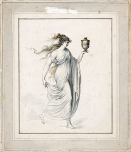 Portræt af Lady Emma Hamilton af Richard Cosway