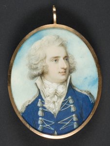 Portræt af prinsregenten (kong Georg 4.) af Richard Cosway