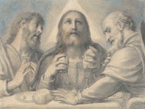 Aftensmad i Emmaus af Richard Cosway
