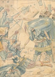 Abimeleks død i Thebez af Richard Dadd