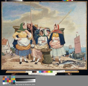 Fiskemarked ved havet af Richard Dadd