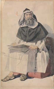 Portræt af en munk af Richard Dadd
