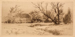 Old Farm Court Road, Dulwich (ætsning) af Richard Davidson Winter