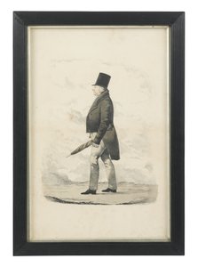 Henry Lygon, 4th Earl Beauchamp (w/c & blyant på papir) af Richard Dighton