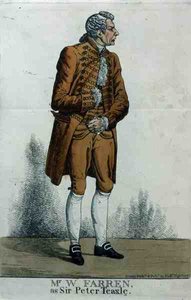 Mr. William Farren (1786-1861) som Sir Peter Teazle af Richard Dighton