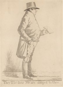 Samuel Gurney; De vil være færdige, vi er forpligtet til dig af Richard Dighton