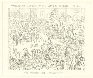 1849, Et bryllup til morgenmad af Richard Doyle