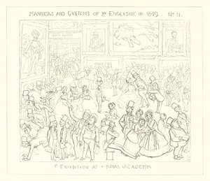 1849, En udstilling på Det Kongelige Akademi af Richard Doyle