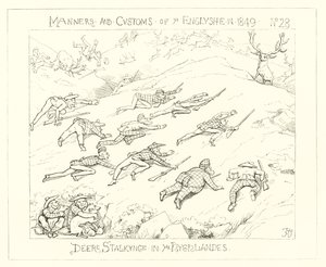 1849, Hjortejagt i højlandet af Richard Doyle