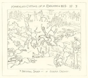 1849, Den nationale sport steeple chasing