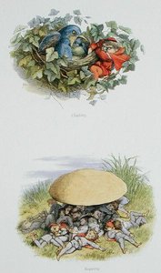 Klatring og hvile, illustrationer fra 