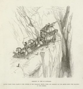 Nedstigning af St Gothard af Richard Doyle