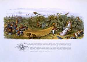 Illustrationer fra "In Fairyland: A Series of Pictures from the Elf-World" af William Allingham og Andrew Lang af Richard Doyle