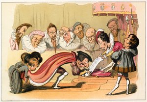Kong Edward VI giver et charter af Richard Doyle