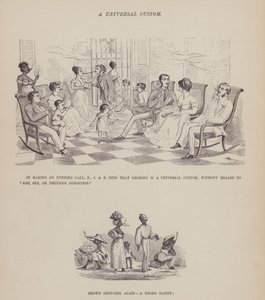 Side fra The American Tour of Mrs Brown, Jones and Robinson (gravering) af Richard Doyle