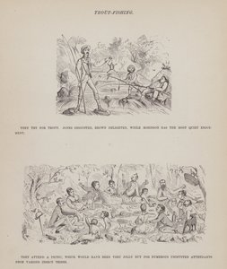 Side fra The American Tour of Mrs Brown, Jones and Robinson (gravering) af Richard Doyle