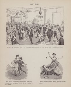 Side fra The American Tour of Mrs Brown, Jones and Robinson (gravering) af Richard Doyle