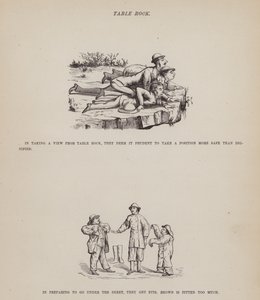 Side fra The American Tour of Mrs Brown, Jones and Robinson (gravering) af Richard Doyle