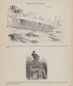 Side fra The American Tour of Mrs Brown, Jones and Robinson (gravering) af Richard Doyle