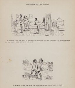 Side fra The American Tour of Mrs Brown, Jones and Robinson (gravering) af Richard Doyle
