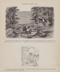 Side fra The American Tour of Mrs Brown, Jones and Robinson (gravering) af Richard Doyle