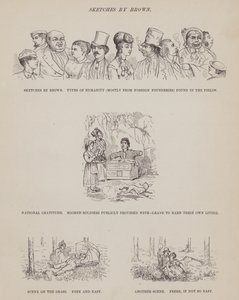 Side fra The American Tour of Mrs Brown, Jones and Robinson (gravering) af Richard Doyle