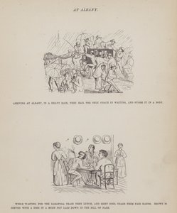 Side fra The American Tour of Mrs Brown, Jones and Robinson (gravering) af Richard Doyle