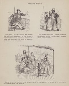 Side fra The American Tour of Mrs Brown, Jones and Robinson (gravering) af Richard Doyle