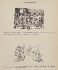 Side fra The American Tour of Mrs Brown, Jones and Robinson (gravering) af Richard Doyle