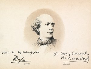 Portræt af Richard Doyle af Richard Doyle