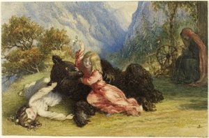 Snehvide og rosenrød af Richard Doyle