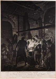 En smedebutik af Richard Earlom