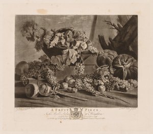 Et frugtstykke, 1776. af Richard Earlom