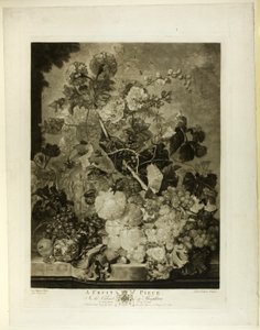 A Fruit Piece, fra The Houghton Gallery af Richard Earlom