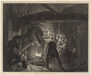 En jernsmedje af Richard Earlom
